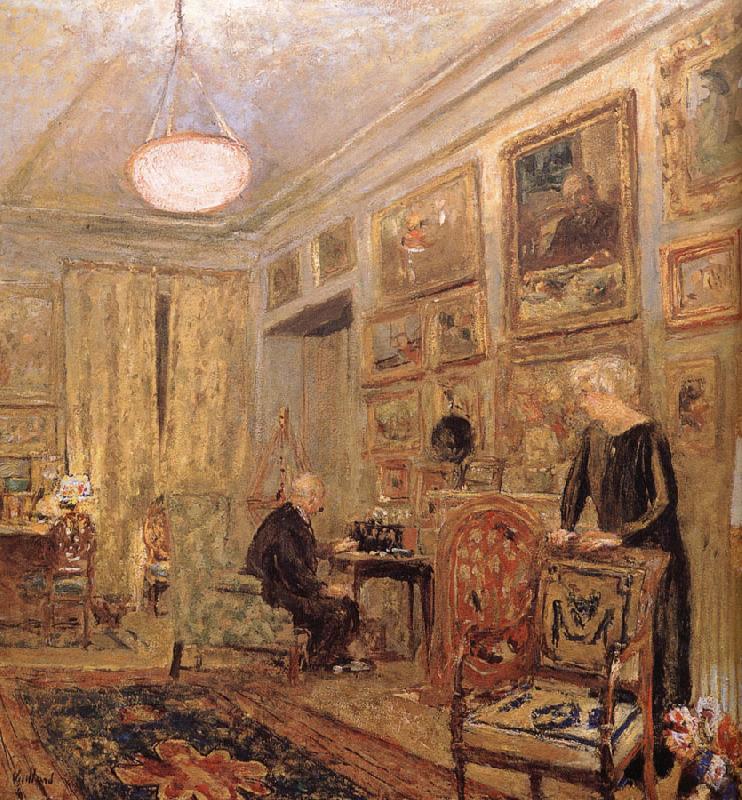 Edouard Vuillard Black in the room Norge oil painting art